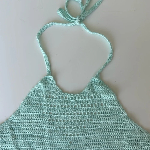 Somedays Lovin Ocean Child Crochet Crop Top - Picture 4 of 7